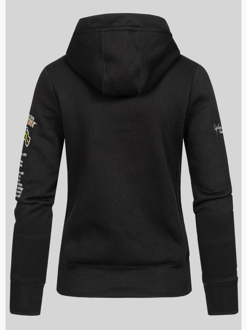 Sweatshirt com capuz gymclass – geographical norway Preto - Kiabi