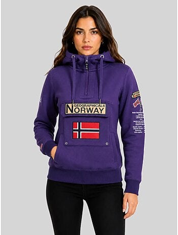 Sweatshirt com capuz gymclass – geographical norway
