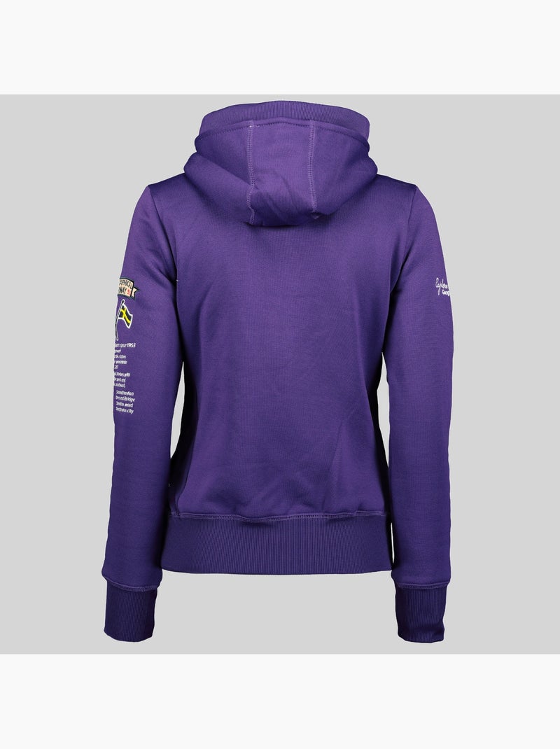 Sweatshirt com capuz gymclass – geographical norway Roxo - Kiabi