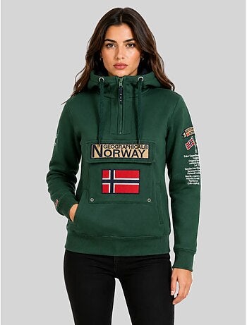 Sweatshirt com capuz gymclass – geographical norway