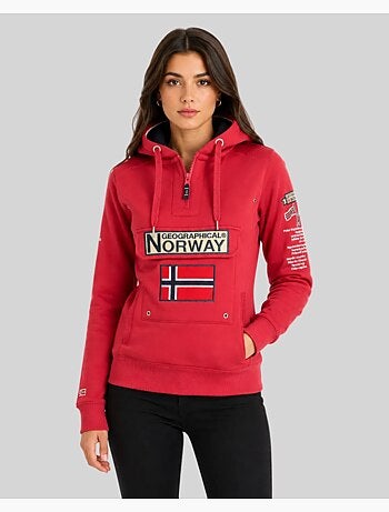 Sweatshirt com capuz gymclass – geographical norway