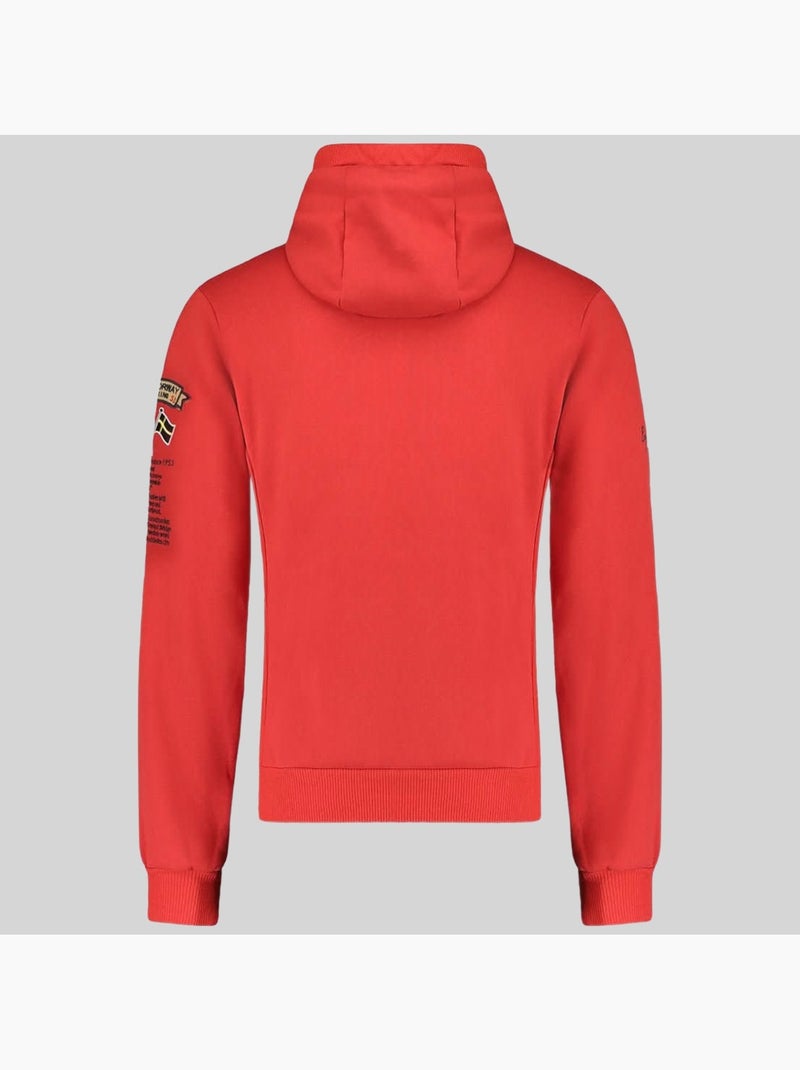 Sweatshirt com capuz gymclass – geographical norway Vermelho - Kiabi