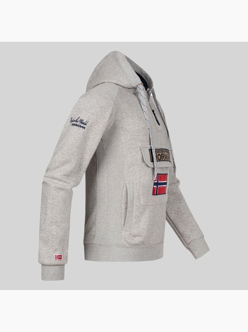 Sweatshirt com capuz gymclass – geographical norway Vermelho - Kiabi