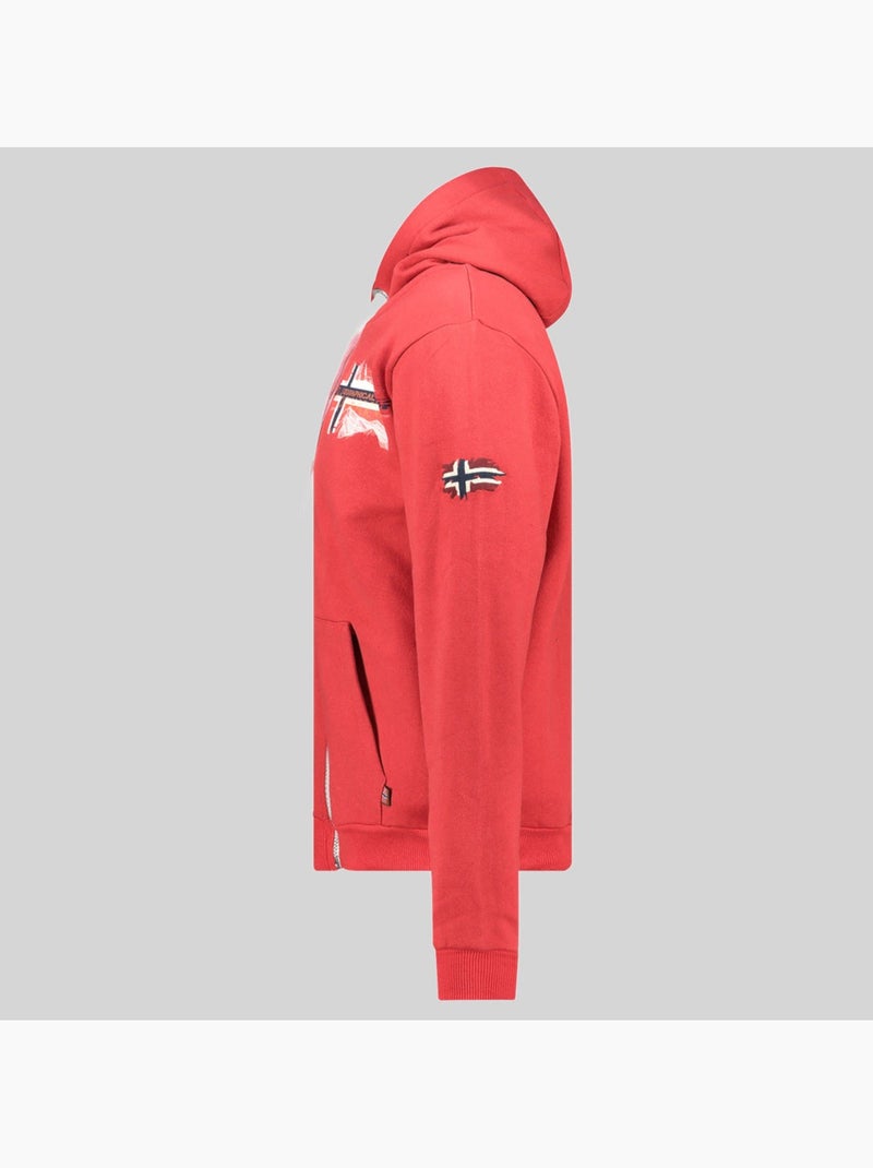 Sweatshirt com capuz gysuis – geographical norway Vermelho - Kiabi
