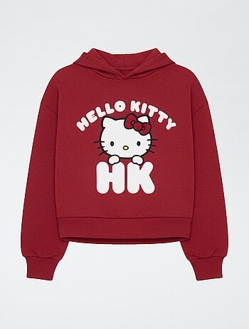 Sweatshirt com capuz 'Hello Kitty'