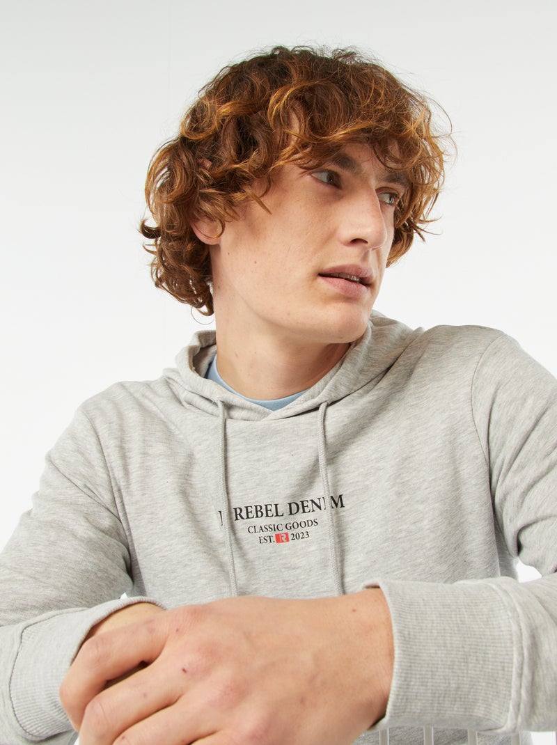 Sweatshirt com capuz 'JJ Rebel' CINZA - Kiabi