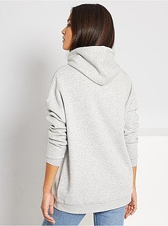 Sweatshirt com capuz largo - Kiabi
