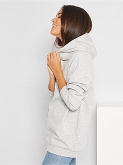 Sweatshirt com capuz largo - Kiabi