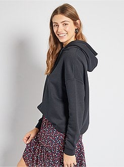 Sweatshirt com capuz largo - Kiabi