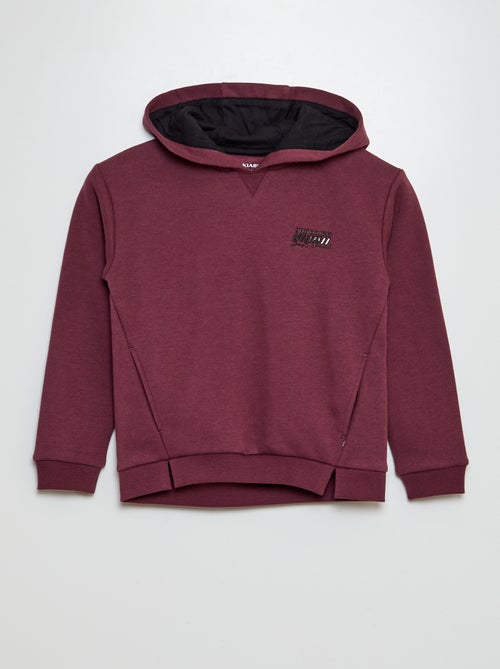 Sweatshirt com capuz largo - Kiabi