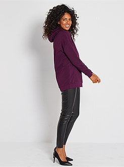 Sweatshirt com capuz largo - Kiabi