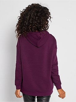 Sweatshirt com capuz largo - Kiabi