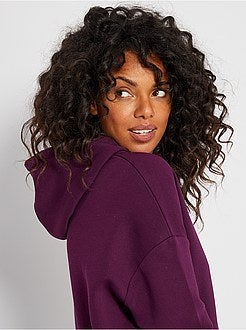 Sweatshirt com capuz largo - Kiabi