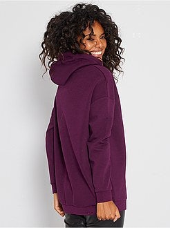 Sweatshirt com capuz largo - Kiabi