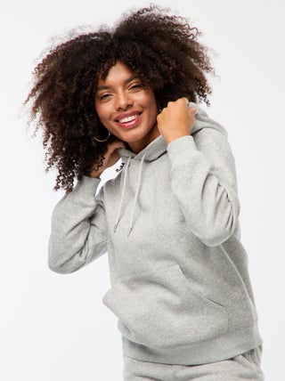 Sweatshirt com capuz lisa
