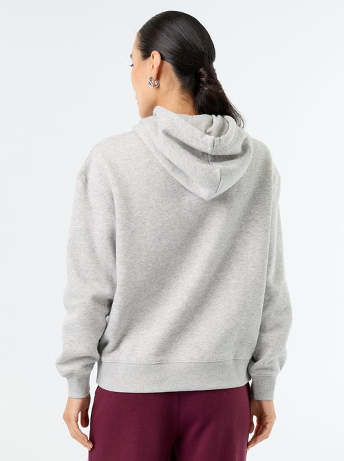 Sweatshirt com capuz lisa e bolso canguru - Kiabi Sweatshirt com capuz lisa e bolso canguru - Kiabi