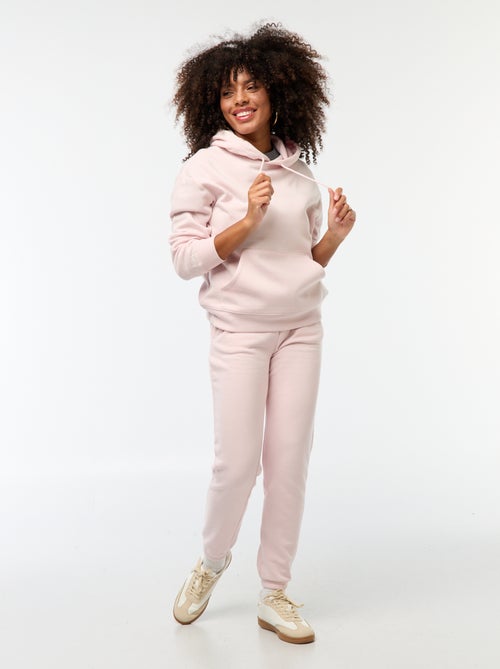 Sweatshirt com capuz lisa - Kiabi