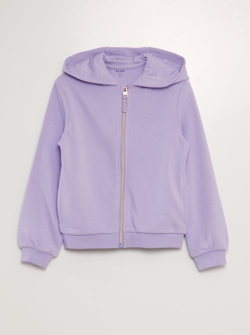 Sweatshirt com capuz lisa - Kiabi