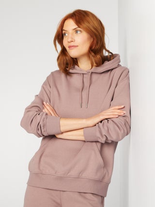 Sweatshirt com capuz lisa