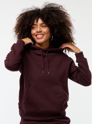 Sweatshirt com capuz lisa