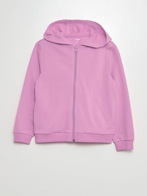 Sweatshirt com capuz lisa - Kiabi