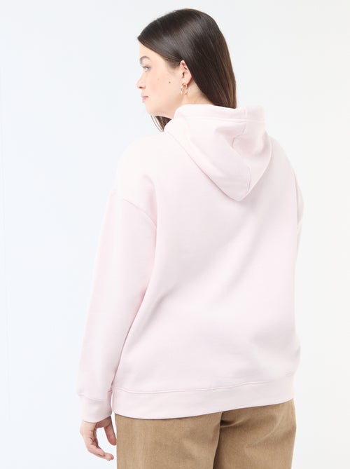 Sweatshirt com capuz liso com bolso canguru - Kiabi