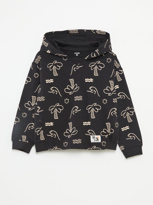 Sweatshirt com capuz loose em French Terry - Kiabi