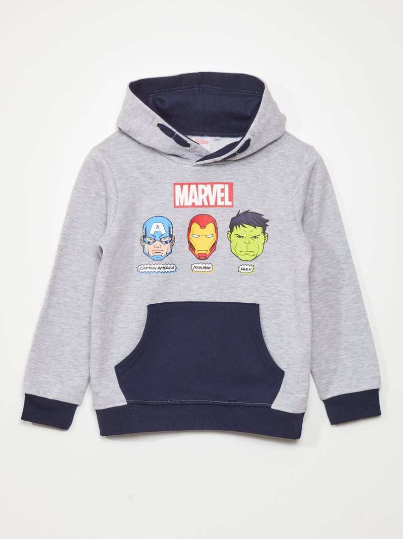 Sweatshirt com capuz 'Marvel' CINZA - Kiabi