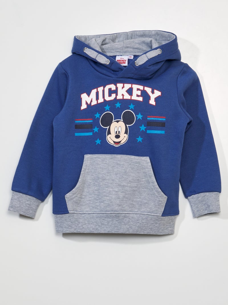 Sweatshirt com capuz 'Mickey' Azul - Kiabi