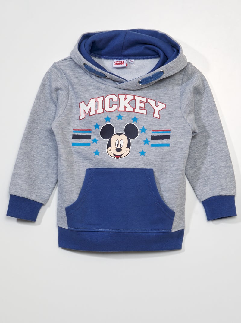 Sweatshirt com capuz 'Mickey' CINZA - Kiabi