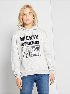 Sweatshirt com capuz 'Mickey' - Kiabi