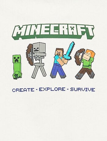 Sweatshirt com capuz 'Minecraft'