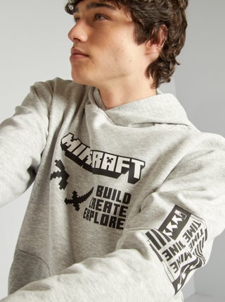 Sweatshirt com capuz 'Minecraft'