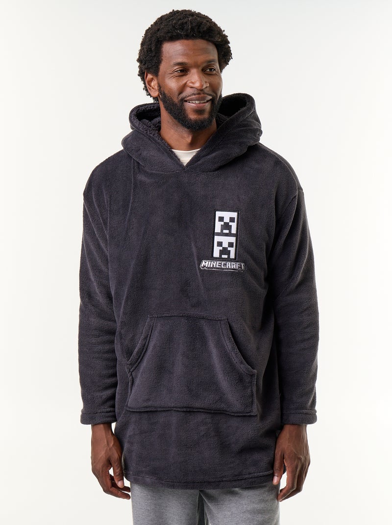 Sweatshirt com capuz 'Minecraft' Preto - Kiabi