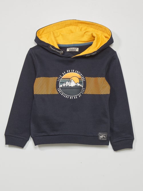 Sweatshirt com capuz 'montanha' - Kiabi