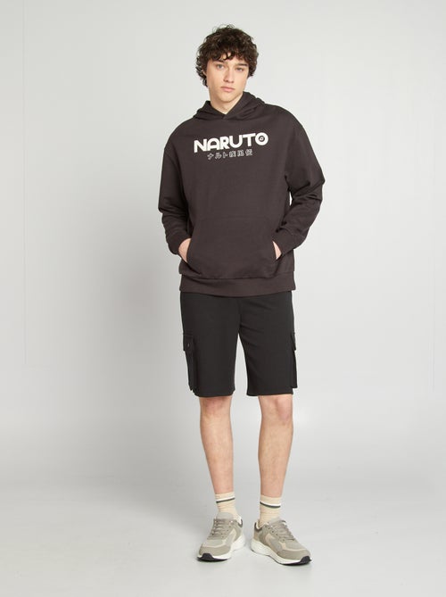 Sweatshirt com capuz 'Naruto' com estampado frente e verso - Kiabi