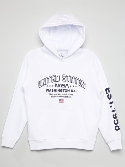 Sweatshirt com capuz 'Nasa' - Kiabi