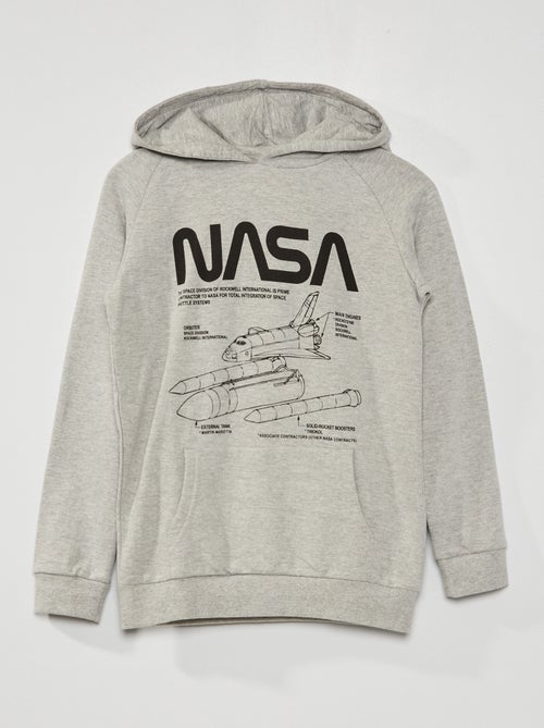 Sweatshirt com capuz 'NASA' - Kiabi