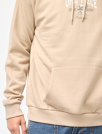 Sweatshirt com capuz 'One Piece' com estampado frente/verso