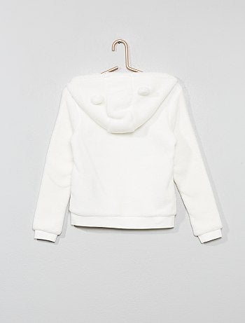 Sweatshirt com capuz 'orelhas' em polar suave - Kiabi