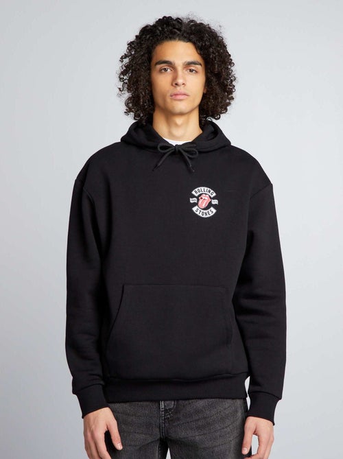 Sweatshirt com capuz oversize 'Rolling Stones' - Kiabi