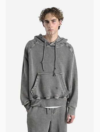 Sweatshirt com capuz oversized com bolso giesto