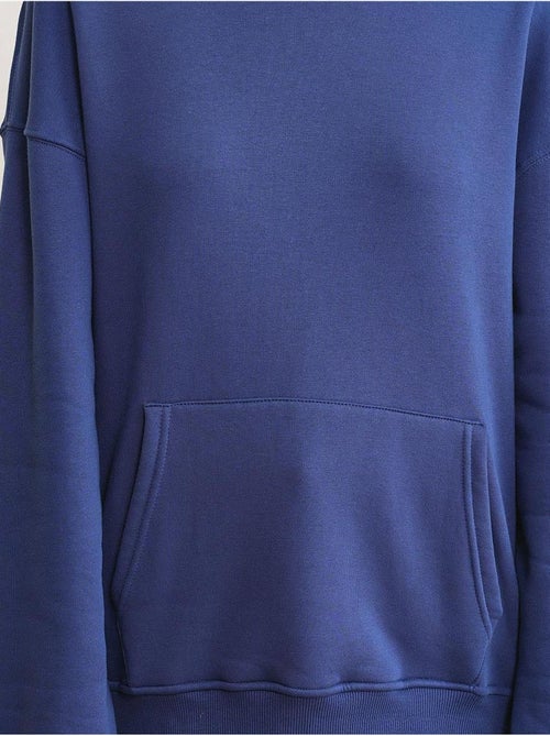Sweatshirt com capuz oversized com bolso mixray - Kiabi Sweatshirt com capuz oversized com bolso mixray - Kiabi