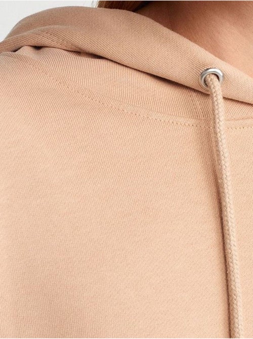 Sweatshirt com capuz oversized em algodão com racha dilvin - Kiabi Sweatshirt com capuz oversized em algodão com racha dilvin - Kiabi