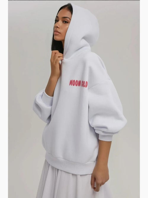 Sweatshirt com capuz oversized estampada hiccup - Kiabi Sweatshirt com capuz oversized estampada hiccup - Kiabi
