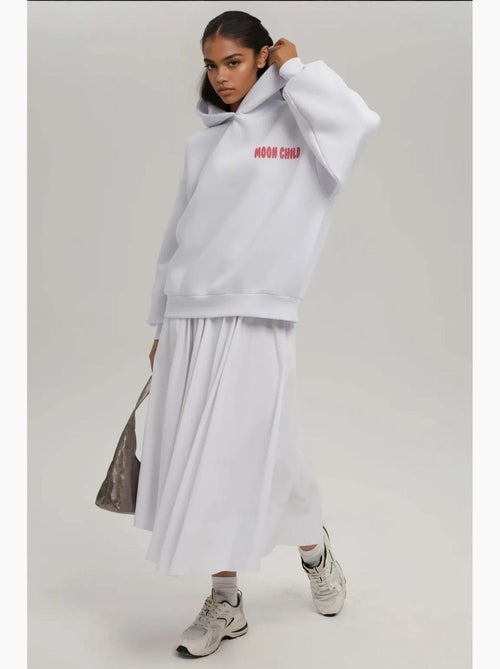 Sweatshirt com capuz oversized estampada hiccup - Kiabi Sweatshirt com capuz oversized estampada hiccup - Kiabi