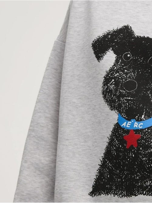 Sweatshirt com capuz oversized estampada hiccup - Kiabi Sweatshirt com capuz oversized estampada hiccup - Kiabi