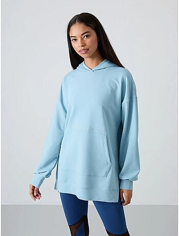 Sweatshirt com capuz oversized estampada tommy