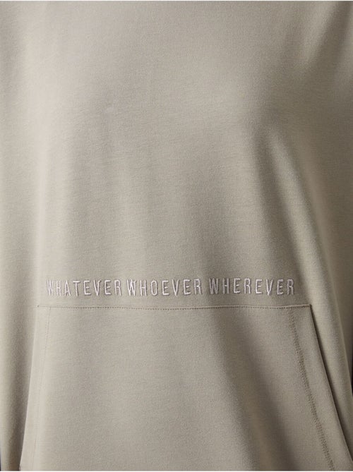 Sweatshirt com capuz oversized estampada tommy - Kiabi Sweatshirt com capuz oversized estampada tommy - Kiabi