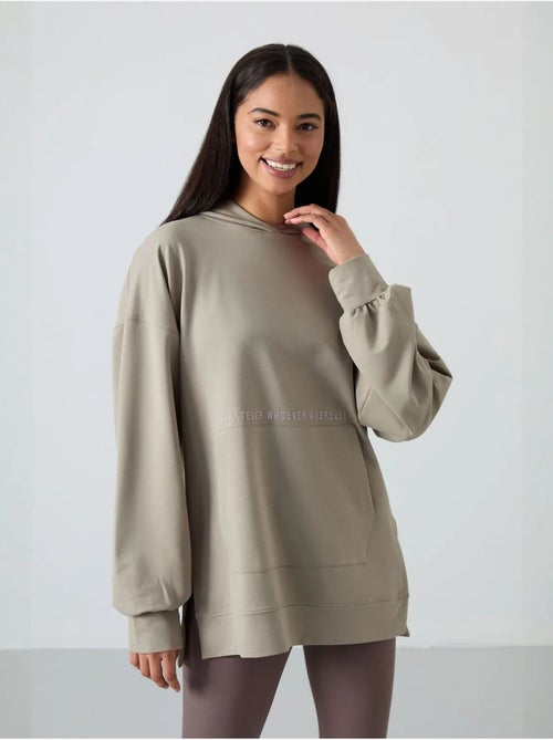 Sweatshirt com capuz oversized estampada tommy - Kiabi Sweatshirt com capuz oversized estampada tommy - Kiabi